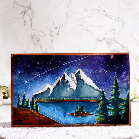 Inlovearts Charming Night Scenery Cutting Dies