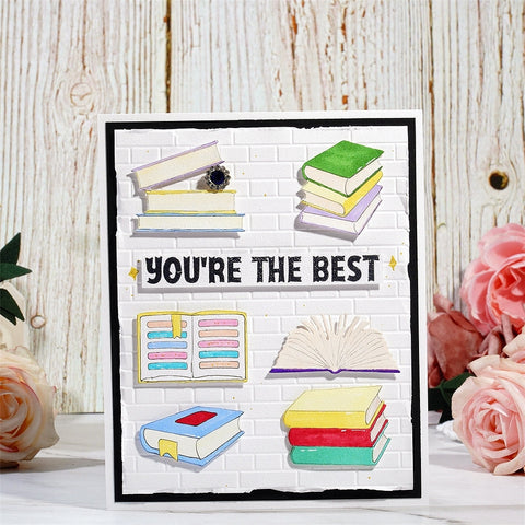 Inlovearts Various Shapes of Books Cutting Dies