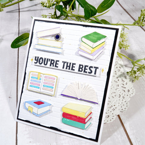 Inlovearts Various Shapes of Books Cutting Dies
