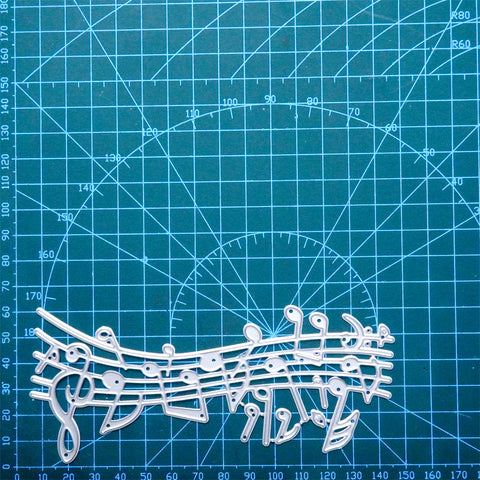 Inlovearts Music Notes Sheet Metal Cutting Dies