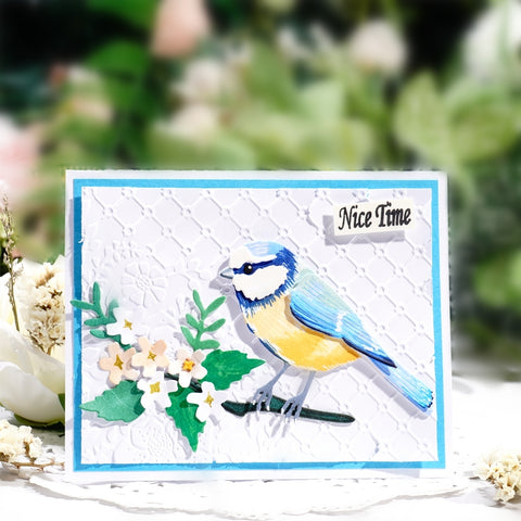 Inlovearts Lively Birds on the Tree Cutting Dies