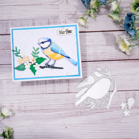 Inlovearts Lively Birds on the Tree Cutting Dies