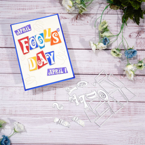 Inlovearts "April Fool's Day" Metal Cutting Dies