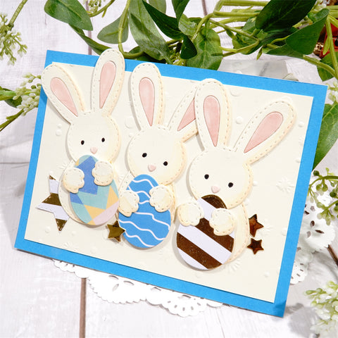 Inlovearts Easter Bunny Metal Cutting Dies