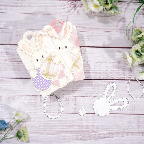 Inlovearts Easter Bunny Metal Cutting Dies