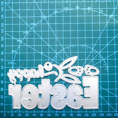 Inlovearts "Happy Easter" Word Metal Cutting Dies