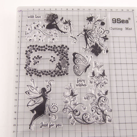 Inlovearts Beautiful Fairy Clear Stamps