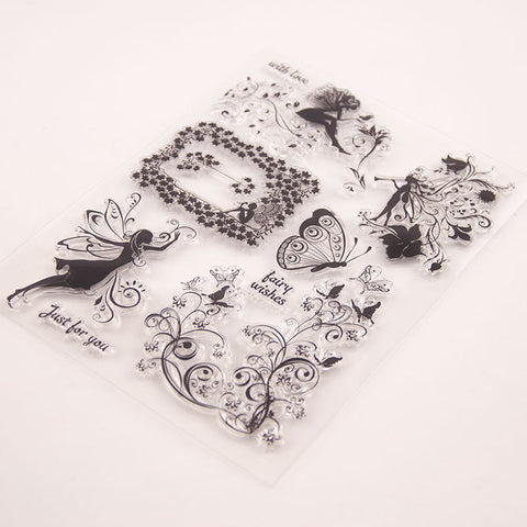 Inlovearts Beautiful Fairy Clear Stamps