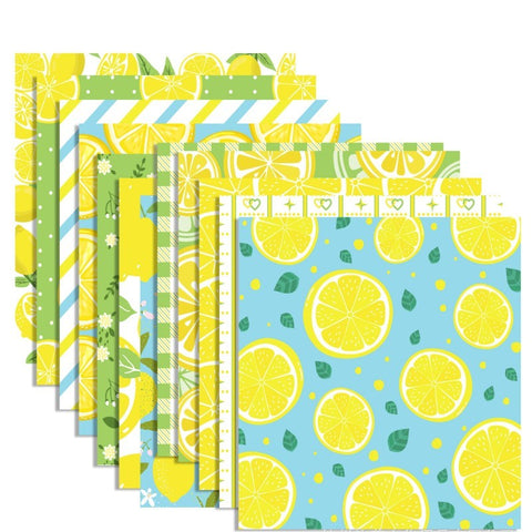 Inlovearts Summer Lemon Scrapbook & Cardstock Paper