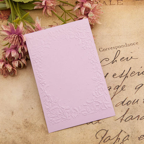 Inlovearts Flower Round Emboss Folder