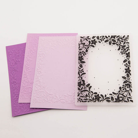 Inlovearts Flower Round Emboss Folder