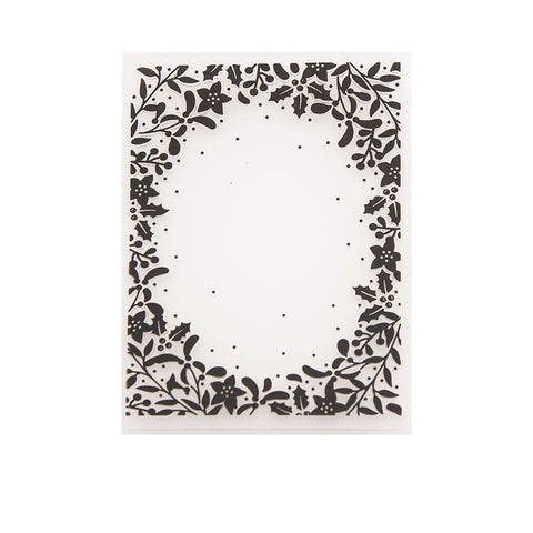Inlovearts Flower Round Emboss Folder