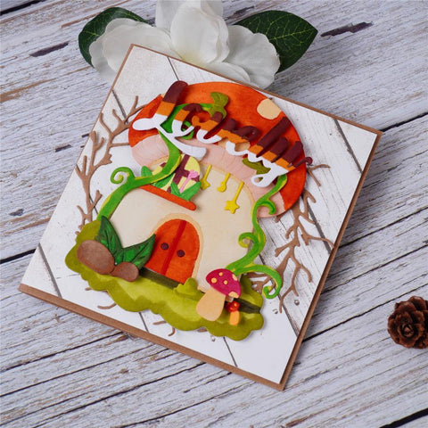 Inloveartshop Cute Mushroom Nature Decor Cutting Dies