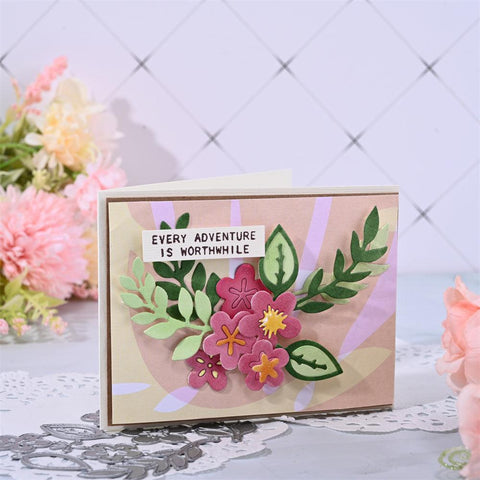 Inloveartshop Splicing Flowers and Leaves Nature Decor Cutting Dies