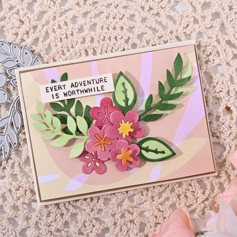 Inloveartshop Splicing Flowers and Leaves Nature Decor Cutting Dies