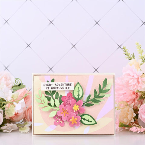 Inloveartshop Splicing Flowers and Leaves Nature Decor Cutting Dies