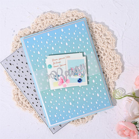 Inloveartshop Raindrop Background Board Cutting Dies