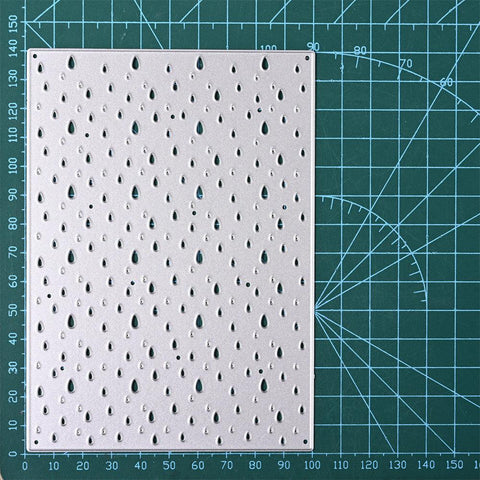 Inloveartshop Raindrop Background Board Cutting Dies