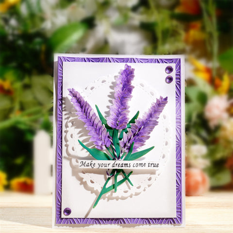 Inlovearts Lavender Metal Cutting Dies