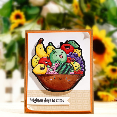 Inlovearts Fruit Basket Metal Cutting Dies