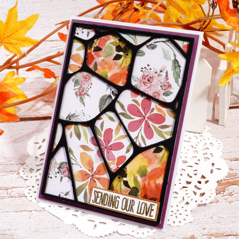 Inlovearts Crushed Background Board Cutting Dies