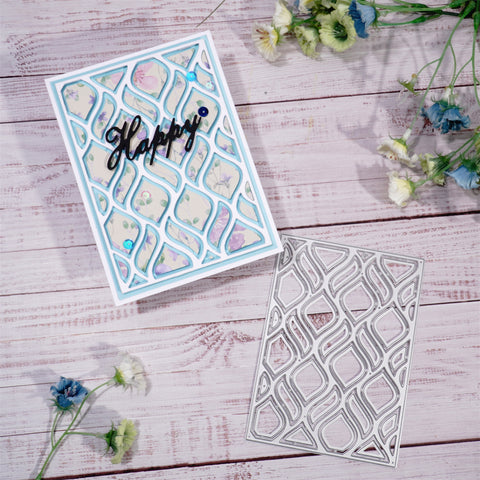 Inlovearts Rhombus Background Board Cutting Dies