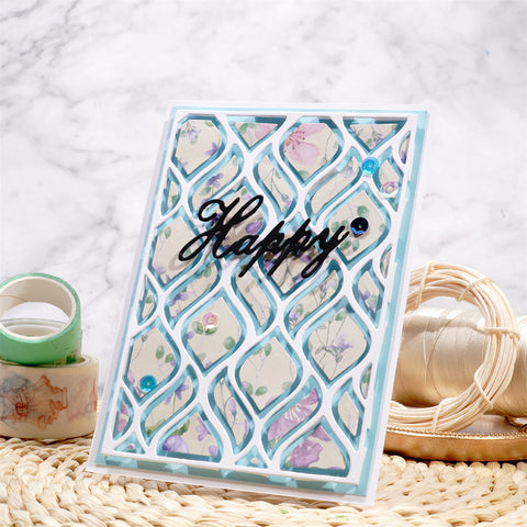 Inlovearts Rhombus Background Board Cutting Dies