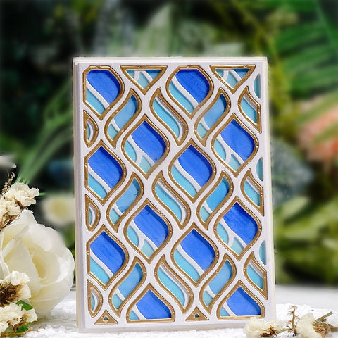 Inlovearts Rhombus Background Board Cutting Dies