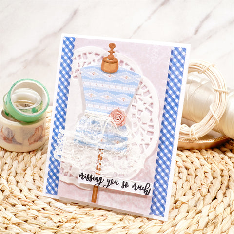 Inlovearts Cloth Mannequin Metal Cutting Dies