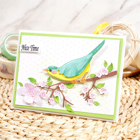 Inlovearts Bird On The Branch Cutting Dies