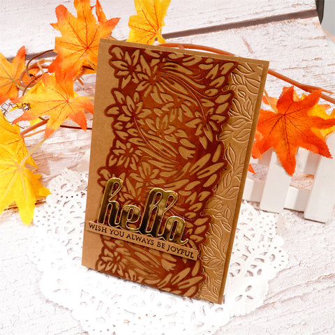 Inlovearts Leaves Background Board Cutting Dies