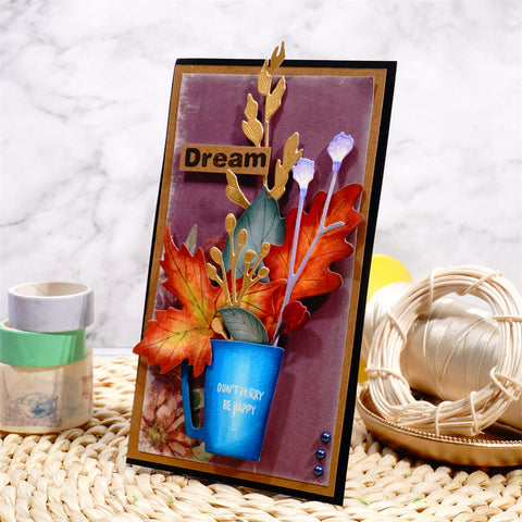 Inlovearts Flowers & Leaves in Cup Cutting Dies