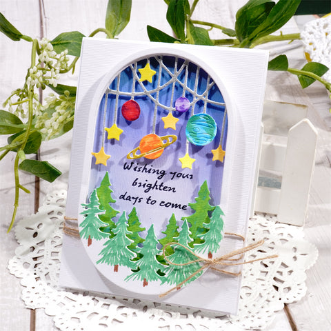 Inlovearts Layered Forest & Universe Metal Cutting Dies