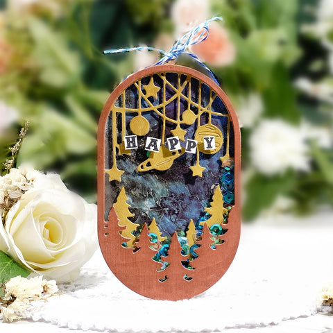Inlovearts Layered Forest & Universe Metal Cutting Dies
