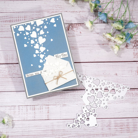 Inlovearts Bubble Love Background Board Cutting Dies