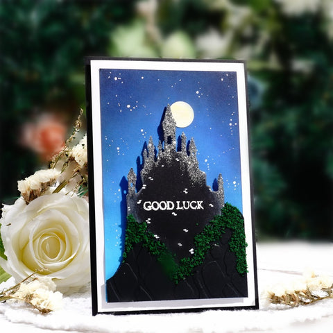 Inlovearts Medieval Castle Metal Cutting Dies