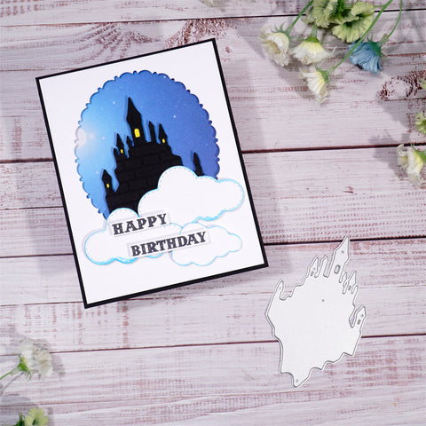 Inlovearts Medieval Castle Metal Cutting Dies