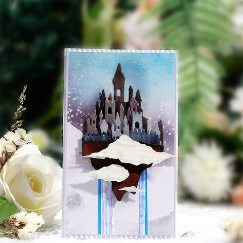 Inlovearts Medieval Castle Metal Cutting Dies