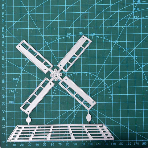 Inloveartshop Creative Windmill Model Border and Frame Cutting Dies