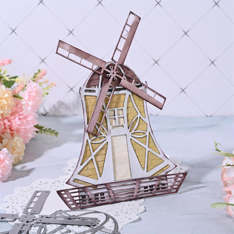 Inloveartshop Creative Windmill Model Border and Frame Cutting Dies