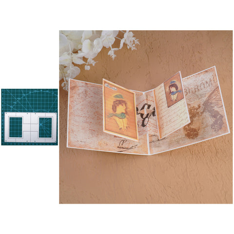Inlovearts 3D Rectangle Metal Cutting Dies