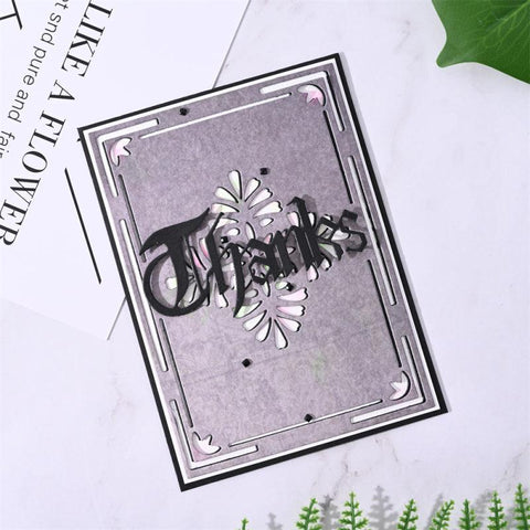 Inloveartshop Leaf Hollow Background Board Cutting Dies