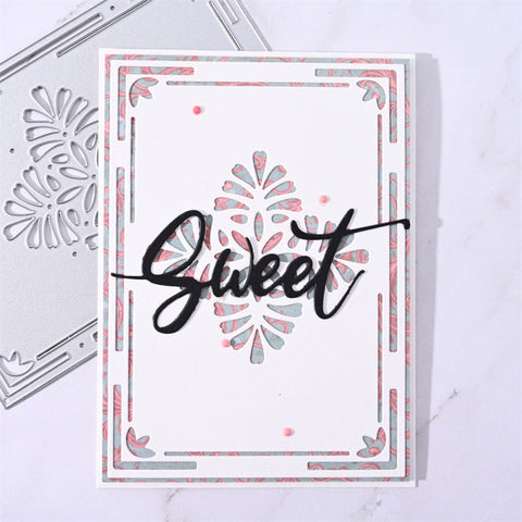 Inloveartshop Leaf Hollow Background Board Cutting Dies