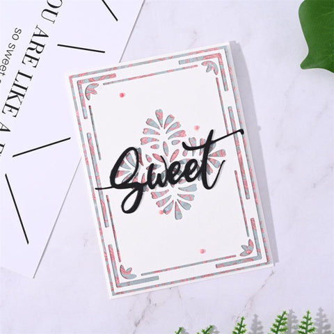 Inloveartshop Leaf Hollow Background Board Cutting Dies