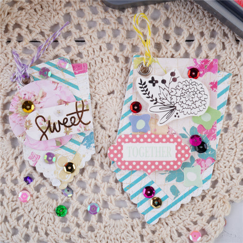Inlovearts Stackable Tag Metal Cutting Dies