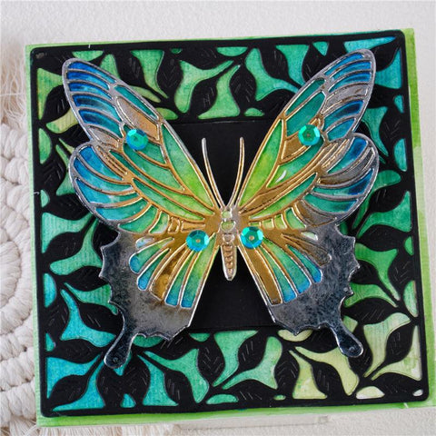Inloveart Hollow Leaves Background Metal Cutting Dies