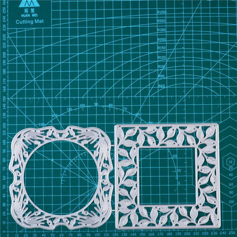 Inloveart Hollow Leaves Background Metal Cutting Dies