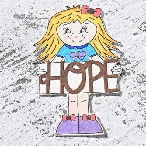Inloveartshop "HOPE" Word Cutting Dies