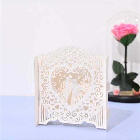 Romantic Wedding Album Frame Dies - Inlovearts