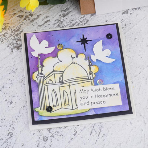 Inloveartshop Starry Sky Background Board Cutting Dies